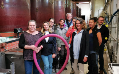 La Distillerie Rémy Piron se pare de rose pour la bonne cause